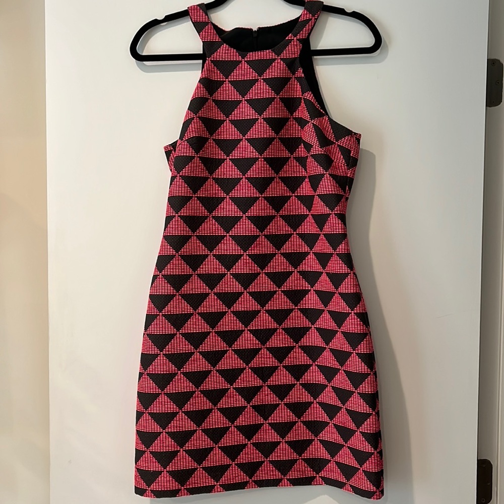 Trina Turk Mod Halter Mini Dress